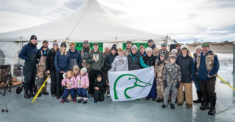 Grassroots fundraising events, organized by DU's vast network of dedicated volunteers, are a crucial source of support for the organization's wetlands and waterfowl conservation mission. Photo © Ben Romans, DU