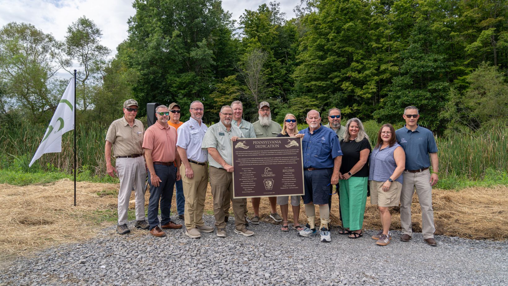 Image for Ducks Unlimited, Partners Celebrate Wetland Restoration at Pennsylvania State Game Lands 151