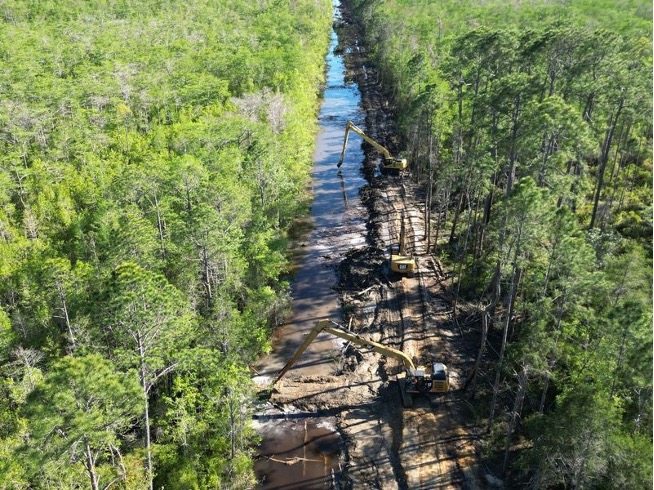Hydrologic Restoration at MK Ranch, Gulf County, FL