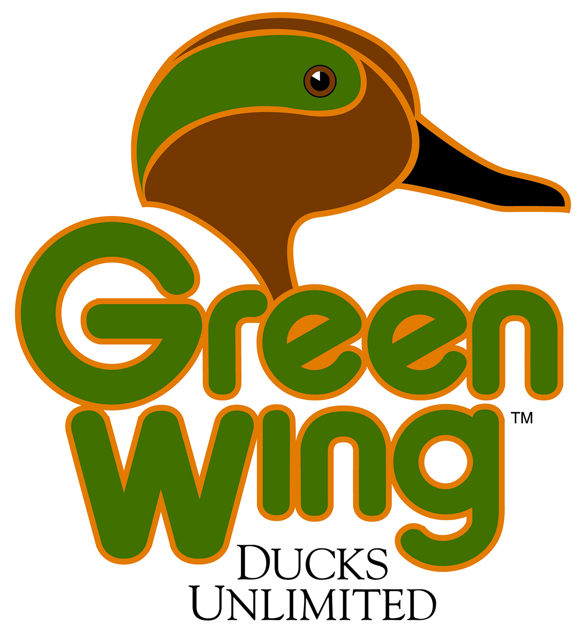 DU Greenwing (Brown) Logo