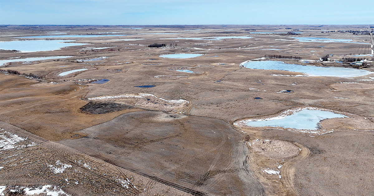 US portion of the Prairie Pothole  Region. Photo by Ben Romans, DU
