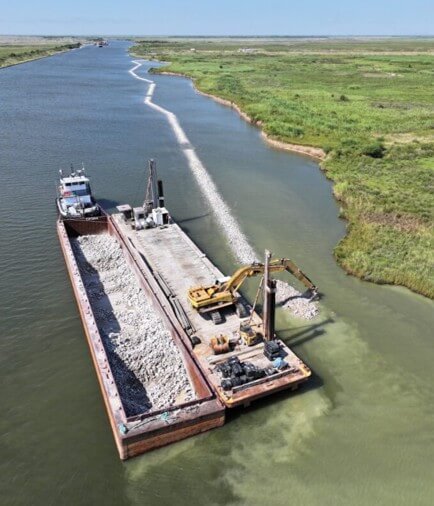 McFaddin National Wildlife Refuge Shoreline Protection Project in Texas