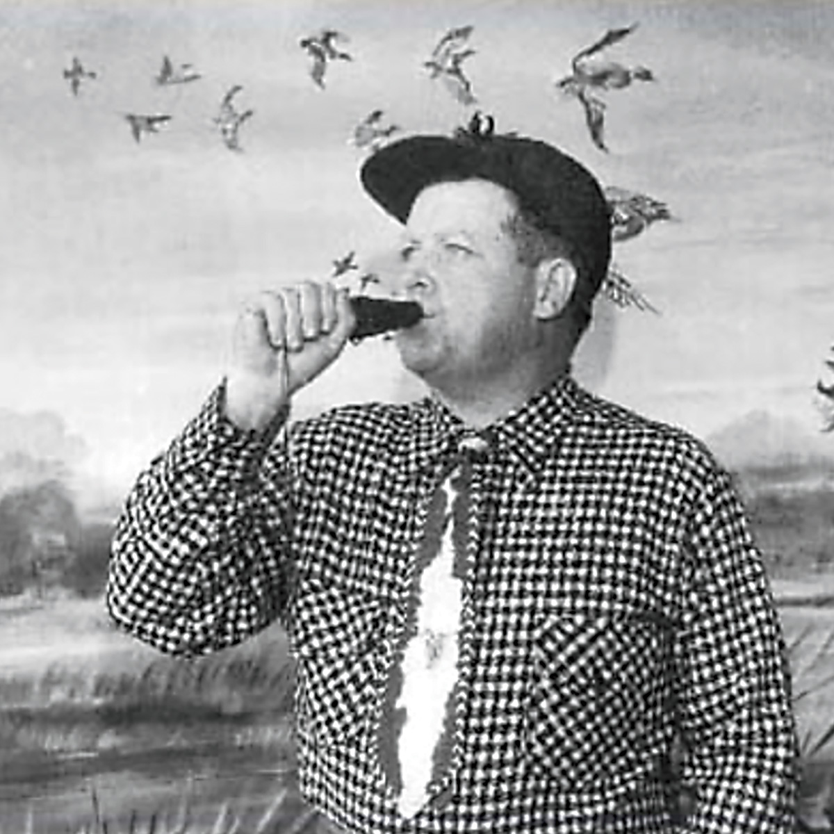 Parsons claimed the International Duck Calling Championship in 1949 before back-to-back World’s titles in 1950 and 1951. Photo courtesy of ShowmanShooter.com