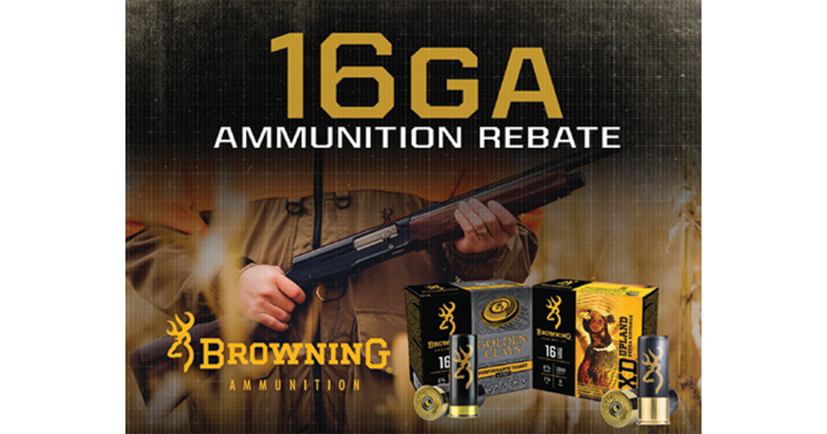 Community News: 16-Gauge Ammunition Rebate Now Available from Browning