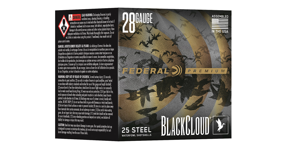 Community News: Federal Adds 28-Gauge to Its Popular Black Cloud Waterfowl Ammunition Product Line