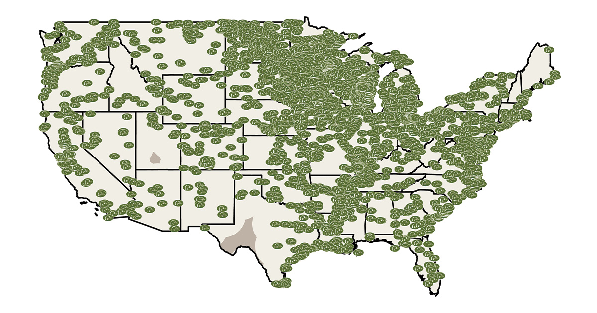 Ducks Unlimited Project Map Layer for onX Hunt app.