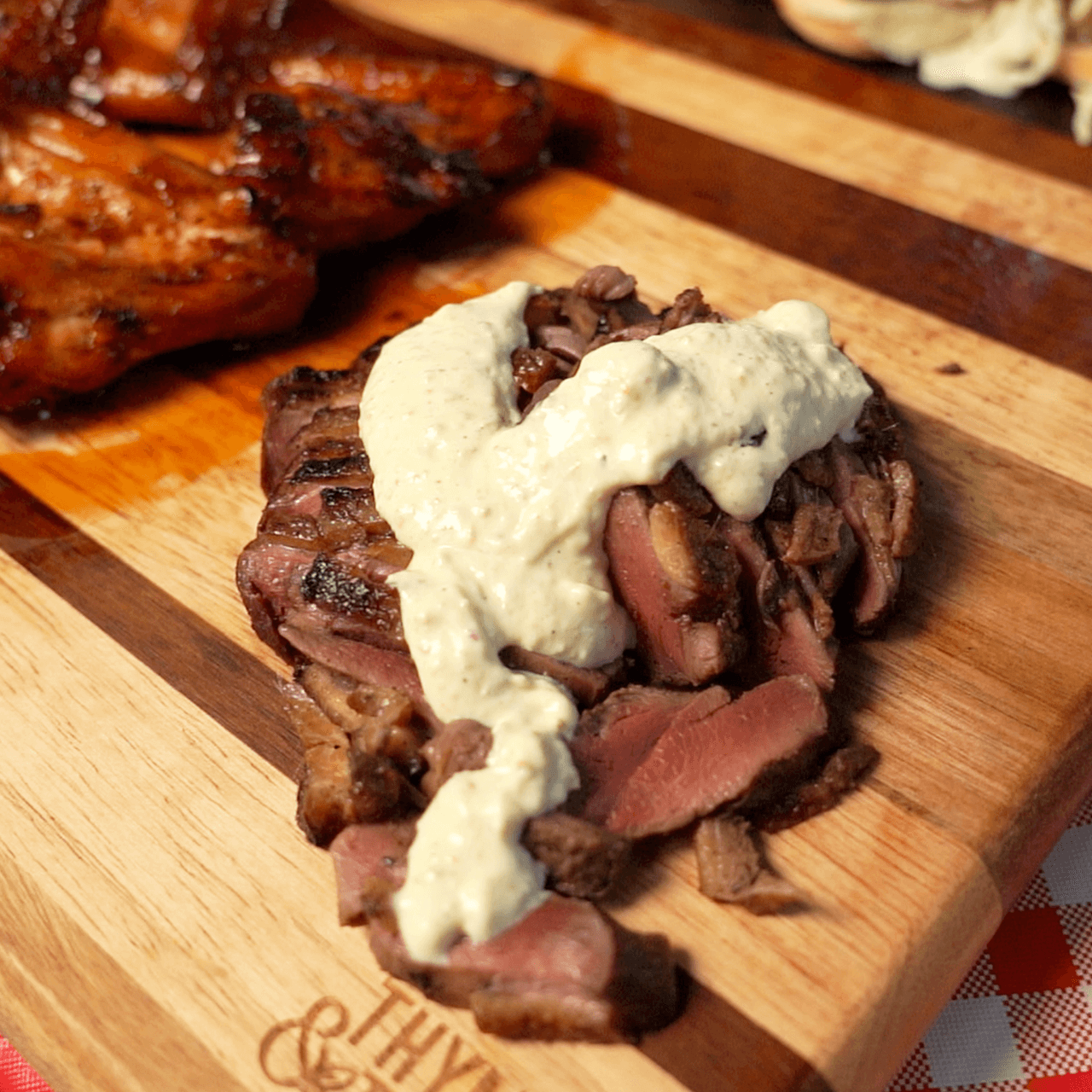 Grilled Duck Breast with Popper Sauce