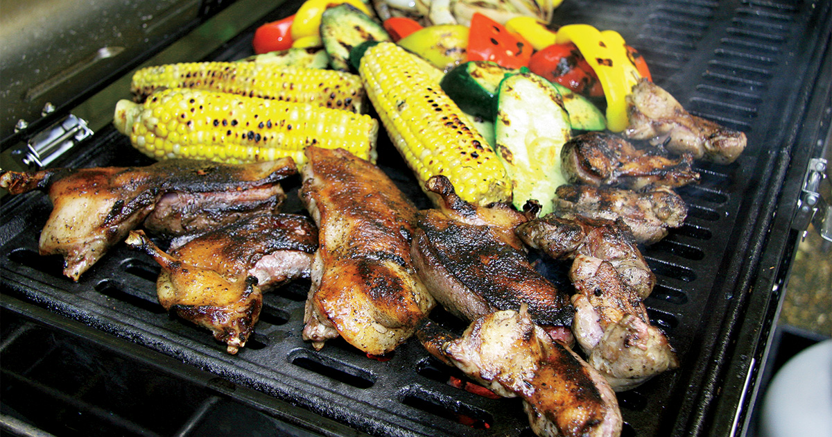 Making a Mixed Grill