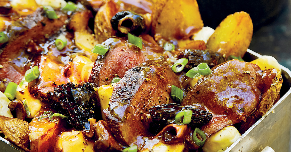 Image for Northern Comfort: Woodland Goose Poutine with Whiskey and Wild Mushroom Gravy