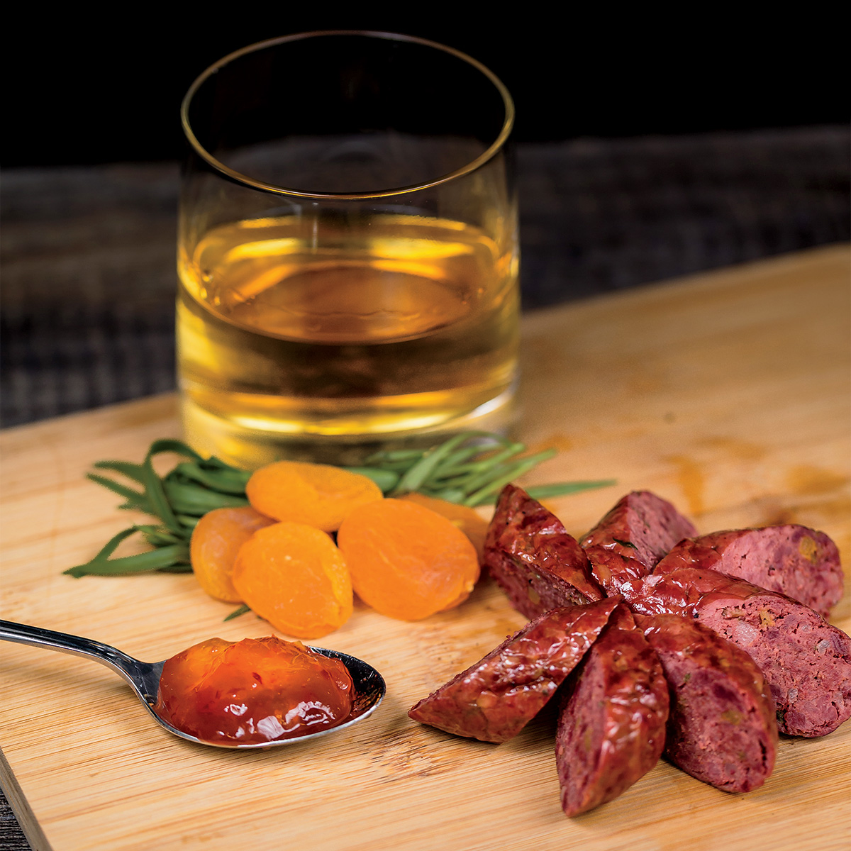 Plated Season's End Sausage. Photo by Bryan Gregson Photography
