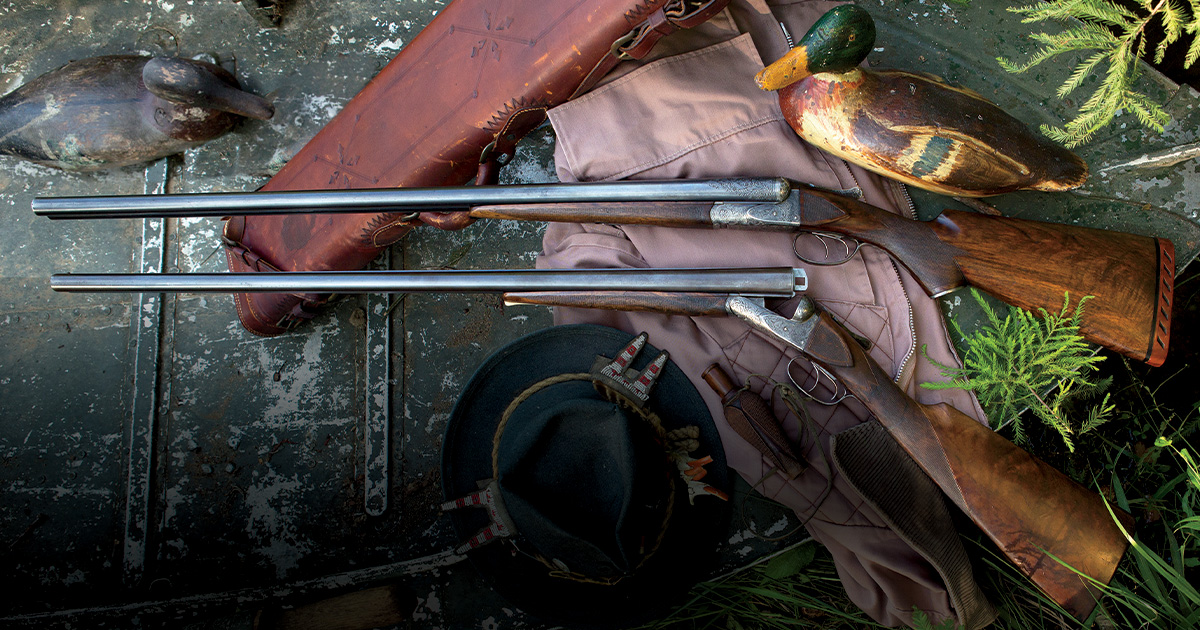 Two Fox Guns. Photo by Terry Allen