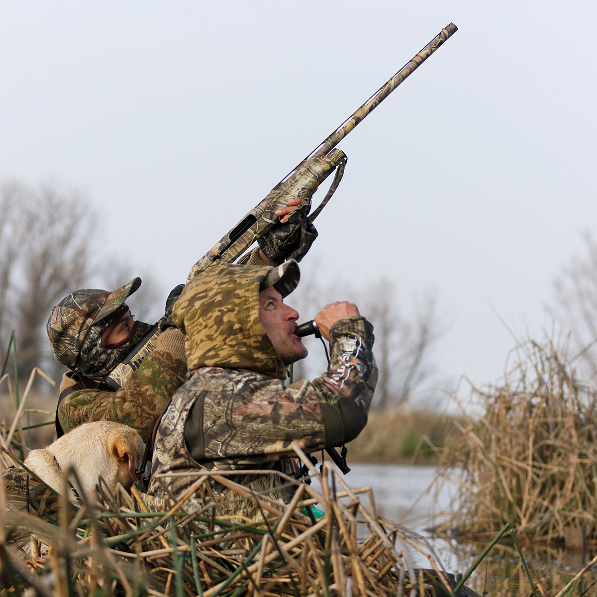 Hunters and retriever on a duck hunt. Photo by Michael Peters.jpg
