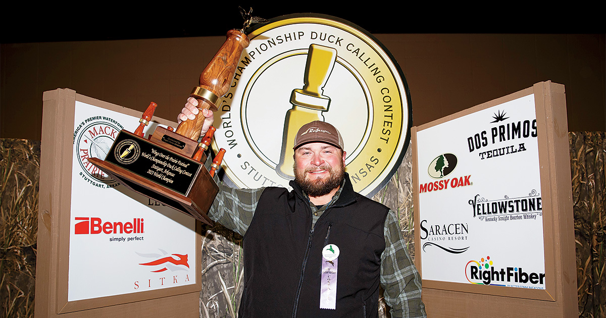 DU Area Chair Wins World’s Championship Duck Calling Contest