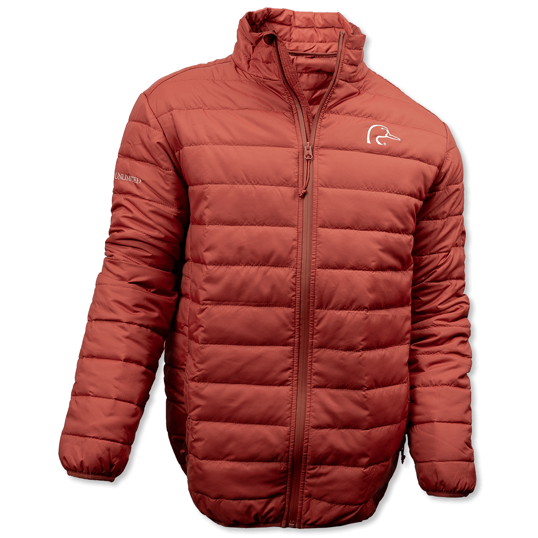 Rust Quilted Jacket